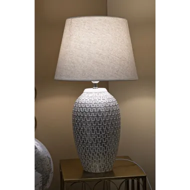 LAMPA STOŁOWA Z ŻYWICY WAVE Ø 35X65 cm
